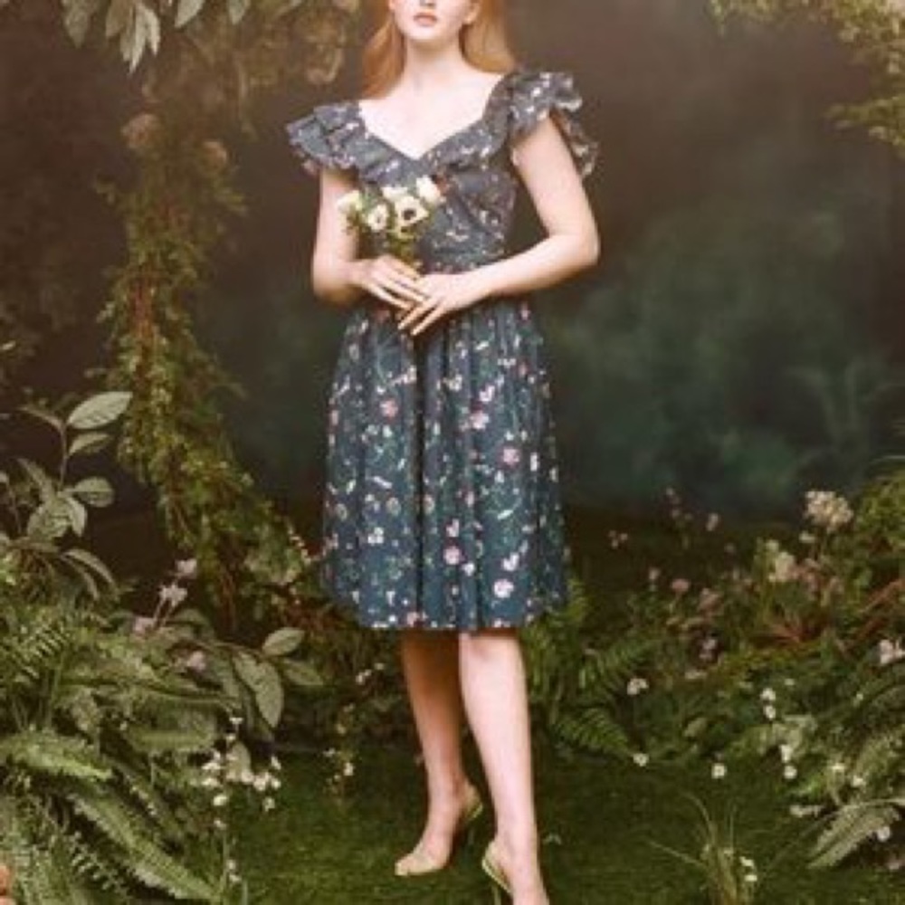 Hill House Ava Dress - Moody Floral Poplin